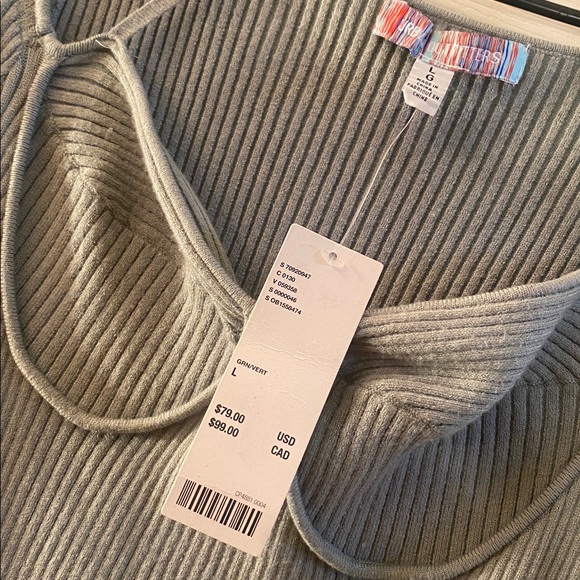 Urban Outfitters Sage Green Long Sleeve Sweater Dress NWTs - Picture 14 of 14